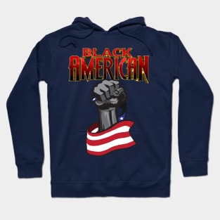 Black American - Red Hoodie